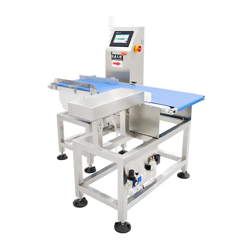 Machine de pesage et de rejet de haute précision pour les lignes de production
